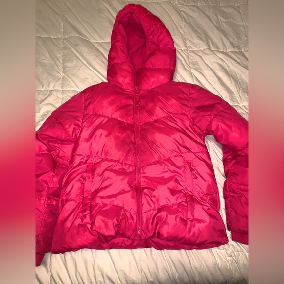 all in motion Other - ••4/$20 CLOTHING SALE•• All In Motion Hot Pink Puffer Jacket Girls Medium (7/8)